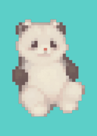 Tema Panda Pixel Art Verde 10