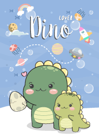 Dino Lover. Galaxy sea.