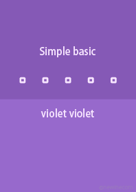 Simple basic violet violet