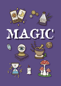 Purple dark magic aesthetic