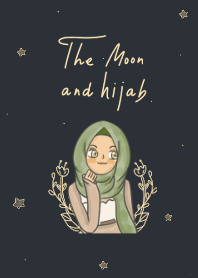 The moon and hijab