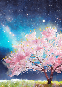 美しい夜桜の着せかえ#2196