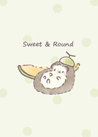Hedgehog&Melon:green dot