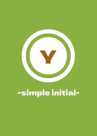 simple initial-Y- THEME 60