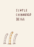 simple Chinese eel beige