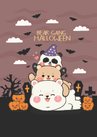 Bear gang cute halloween!