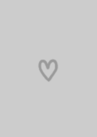 HEART / GRAY WHITE