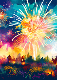 Beautiful Fireworks Theme#874