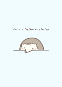 Lazy Hedgehog -blue-