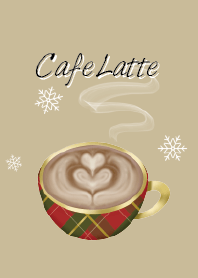 Cafe Latte, Christmas, Tartan,