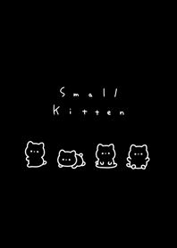 small kitten-black white