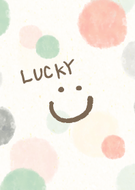 Adult watercolor Polka dot - smile15-