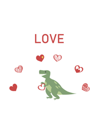 Cute Tyrannosaurus - Love