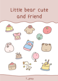 Little Bear cute and friend