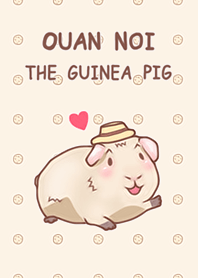 Ouan Noi The Guinea Pig Pink Pastel