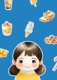 Sweets and girls2 blue