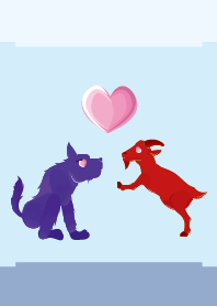 ekst Blue（犬）Love Red（羊）