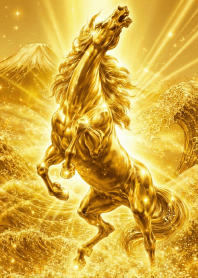 Increase your fortune with golden horse