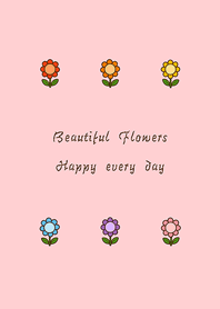 A few small flowers(pink color)