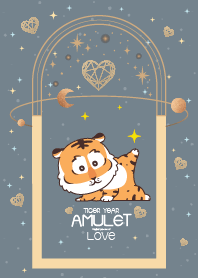Tiger Year Amulet of Love Gray