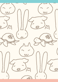 Lazy animals01 on P&B