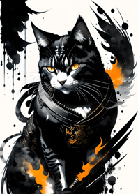 水墨猫武士 147704