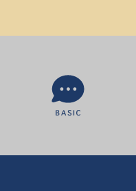 Simple&Basic - Navy Blue Beige - Gray