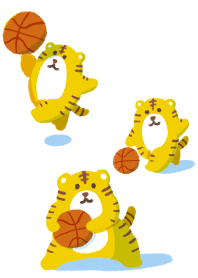 Tiger and basketball theme