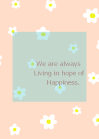 flower pattern /mintgreen pink