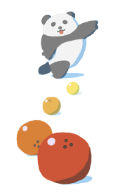 Panda and bowling theme
