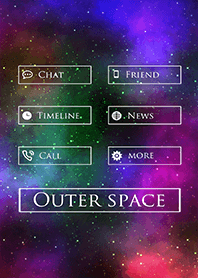 Simple icon Outer space