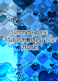 Summer's Loose Makaron Young Blue Huriki