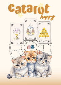 HAPPY CAT x TAROT CARD x STONES V.1