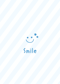 Smile Star =Blue= Stripe2
