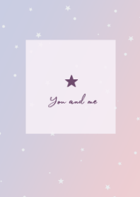 pattern star #gradation purple