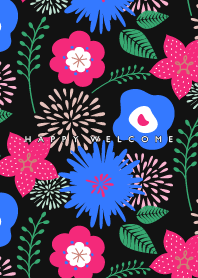 HAPPY WELCOME Exotic BLUE J