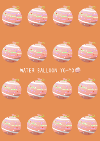 WATER BALLOON YO-YO/ORANGE