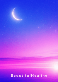 Beautiful Healing-PINK SUNSET MOON 12