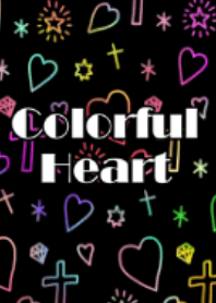 Colorful scratch art/Heart
