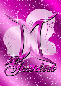 Zodiac signs -Gemini girls2 purple-