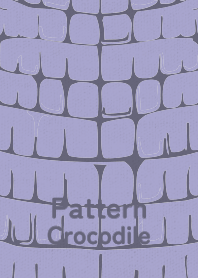 Pattern Crocodile Pale ochid