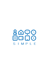 SIMPLE(white blue)V.566b