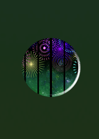 風流な窓枠ディープグリーン