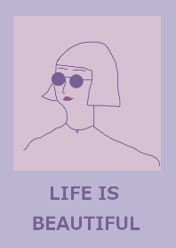 LIFE IS BEAUTIFUL #purple
