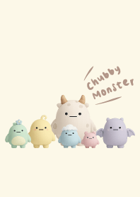 Cute chubby monster2