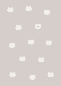 Lots of cute and simple bears / beige