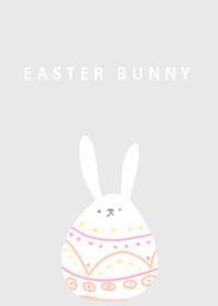 Easter egg and bunny