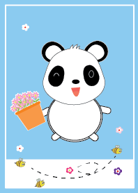 Cute panda theme v.12