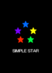 SIMPLE NEON STAR Theme