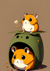 Halloween Hamster 8A8D92